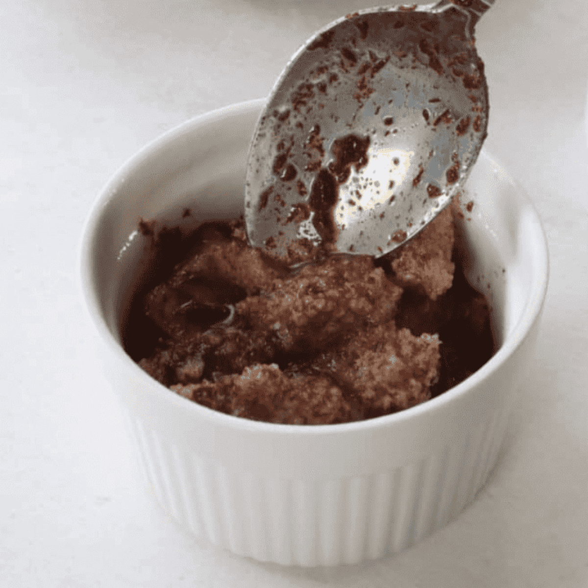 Spoon the bread mixture into ramekins, or a large baking dish.