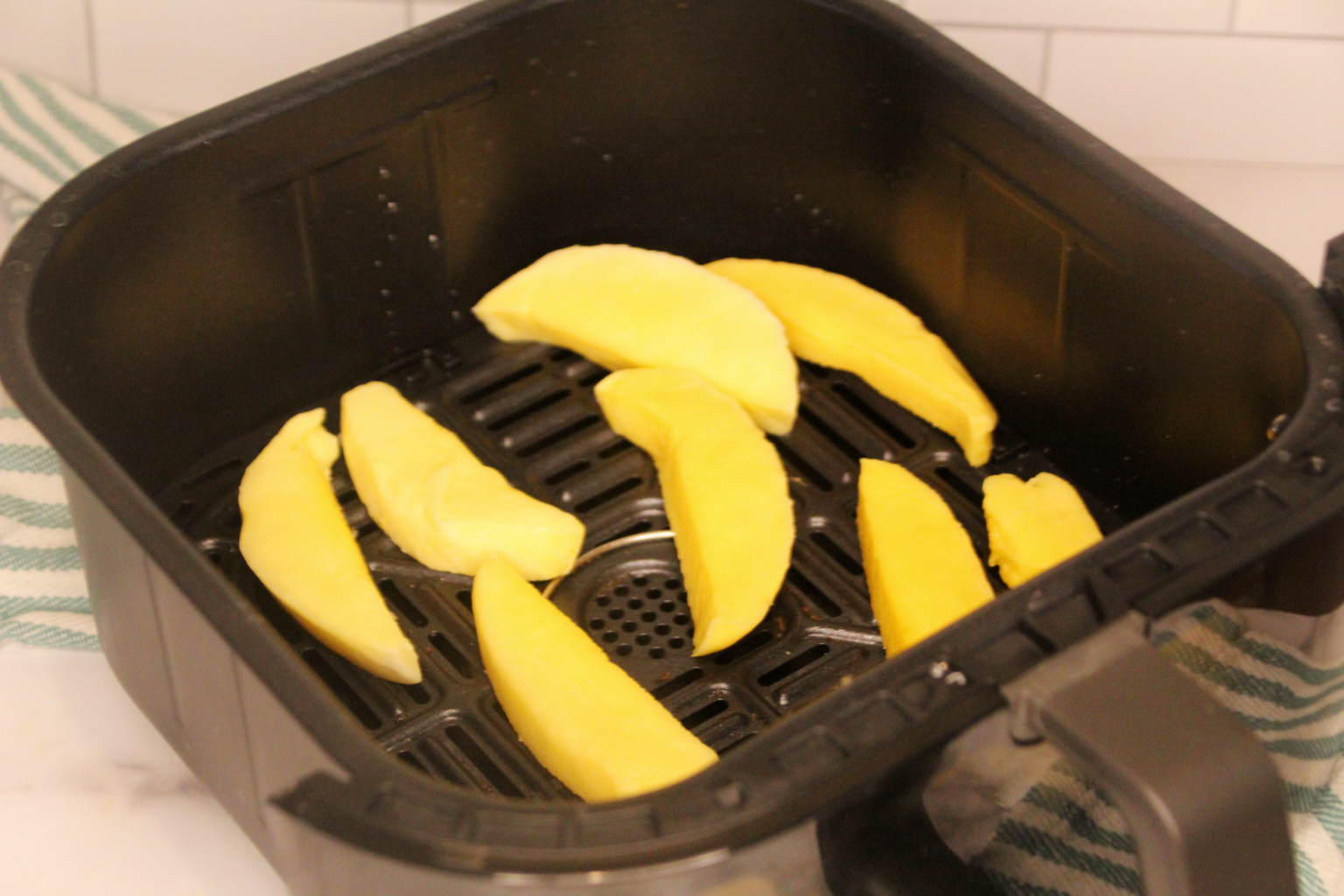 Dehydrated Mangoes In Air Fryer Fork To Spoon