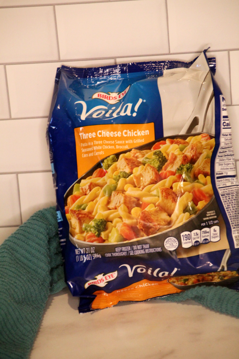 Air Fryer Birds Eye Voila! Three Cheese Chicken Dinner Fork To Spoon