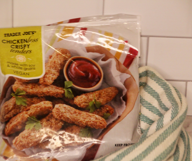 Air Fryer Trader Joe’s Chickenless Crispy Tenders Fork To Spoon