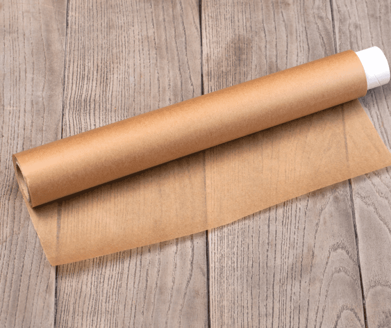 Parchment paper in air fryer fork to spoon