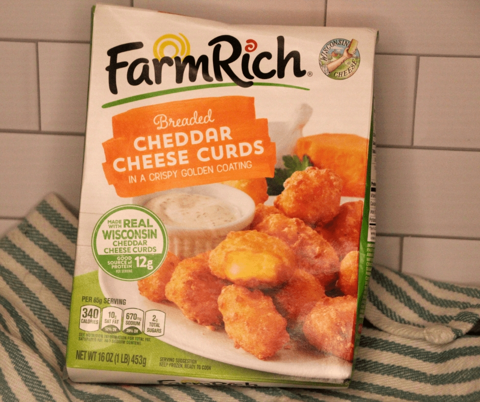 FarmRich Cheddar Cheese Curds Package