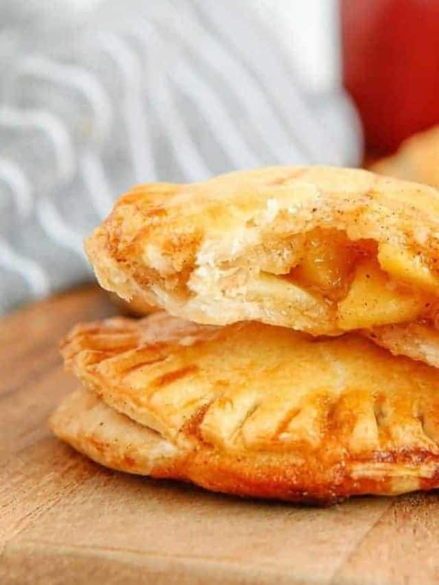 Air Fryer Apple Cheddar Pies