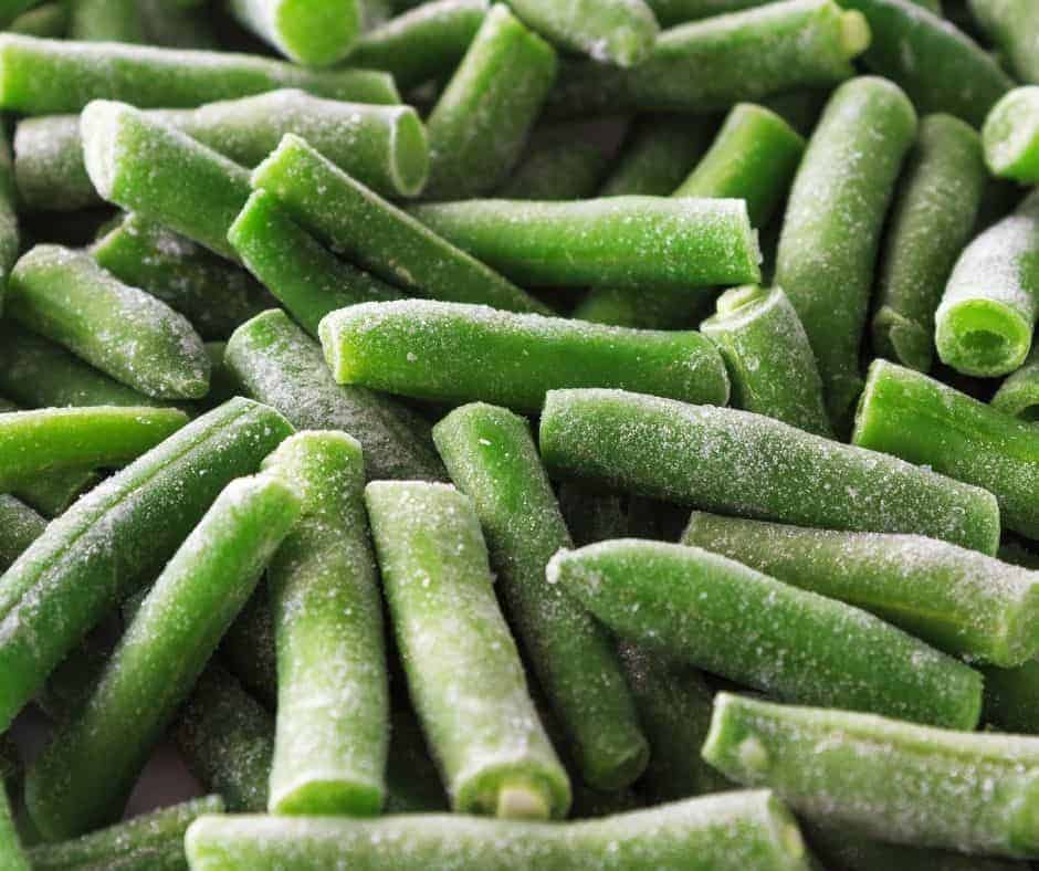ingredients for air fryer frozen green beans
