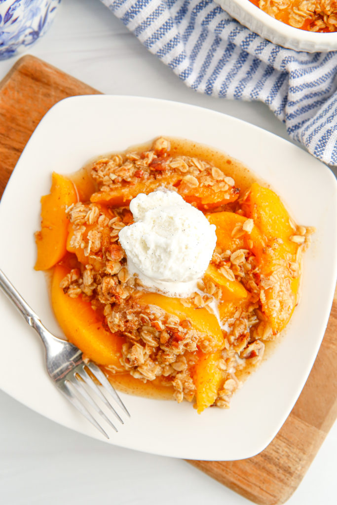 How To Cook Peach Crisp In The Air Fryer