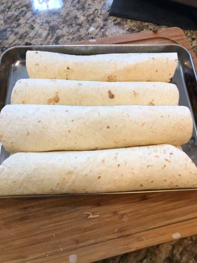 Air Fryer Beef Enchiladas Fork To Spoon