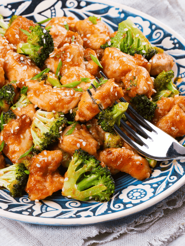 Air Fryer Chicken and Vegetable Stir Fry - Fork To Spoon