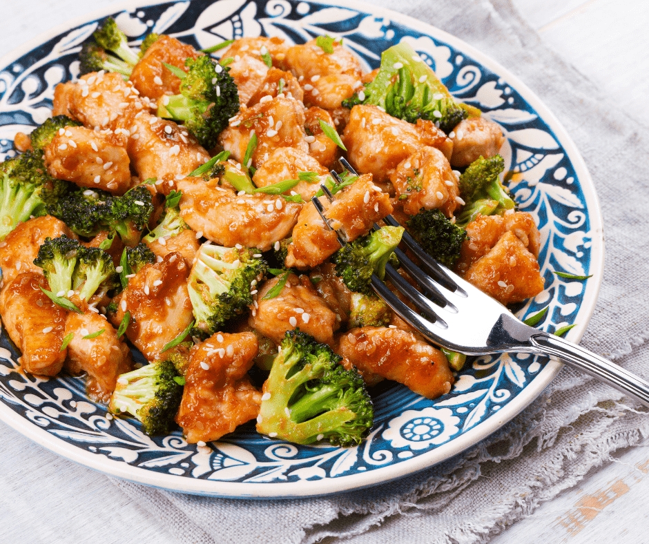 Air Fryer Chicken and Broccoli - Fork To Spoon