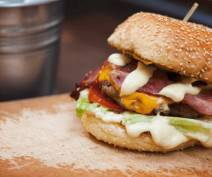 Air-Fryer-Cheddar-and-Bacon-Burgers