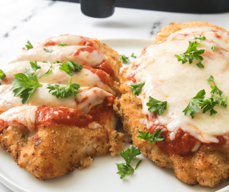 Air Fryer Chicken Parmesan - Fork To Spoon