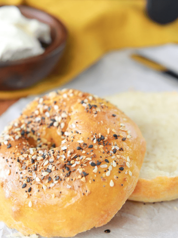 Foolproof Method for Toasting Bagels in an Air Fryer Fork To Spoon