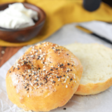 Air Fryer Frozen Bagels