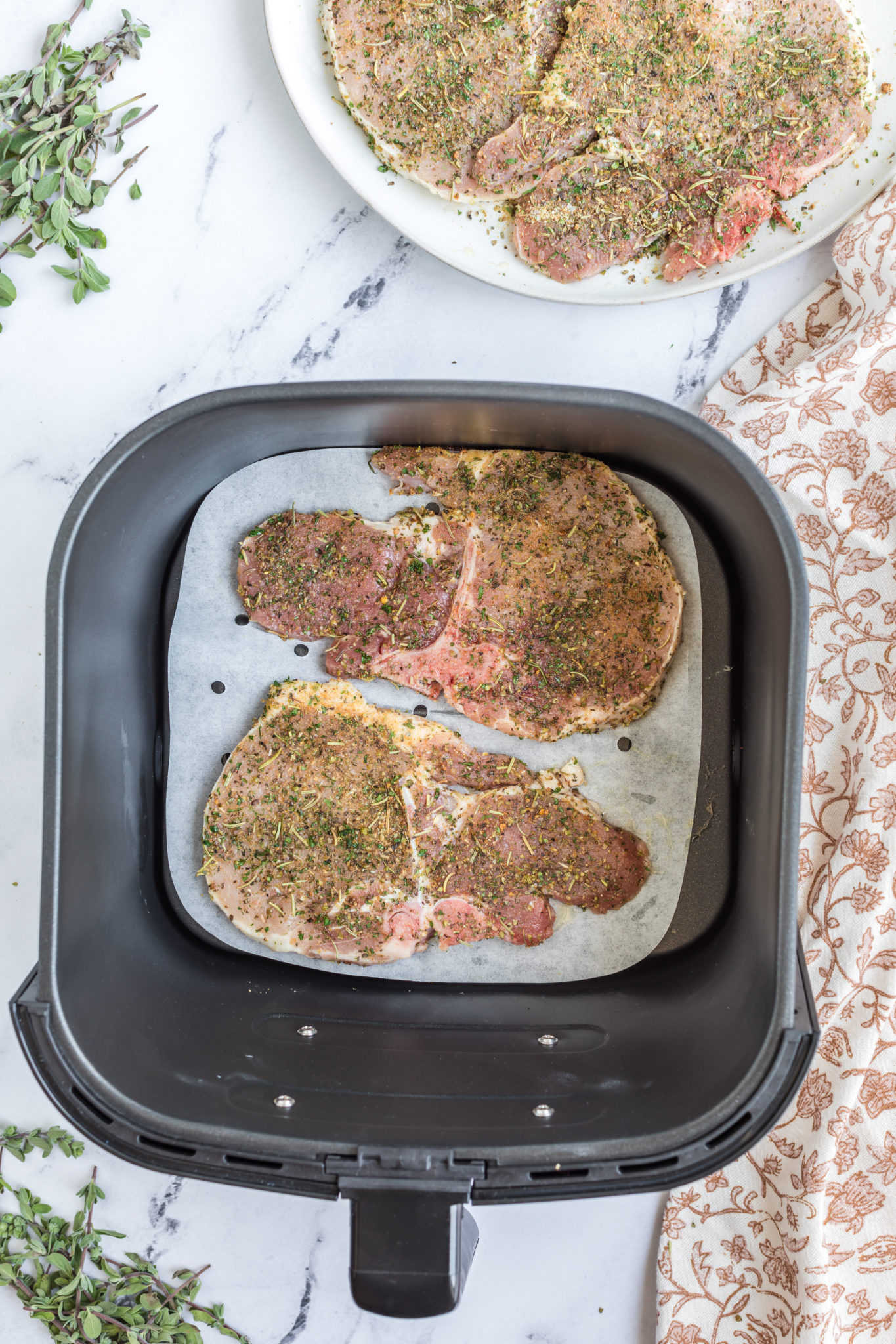 Frozen Pork Chops in the Air Fryer Fork To Spoon