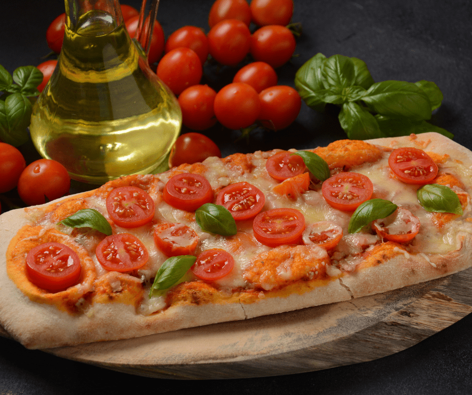 Are you looking for a quick and delicious meal that is packed with the irresistible flavors of traditional Margherita pizza? Look no further than Air Fryer Margherita Flatbread Pizza! 