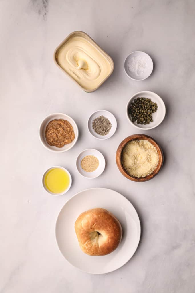 Ingredients on a Butter Board
