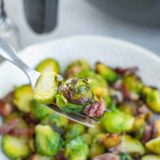 Honey & Balsamic Air Fryer Brussels Sprouts