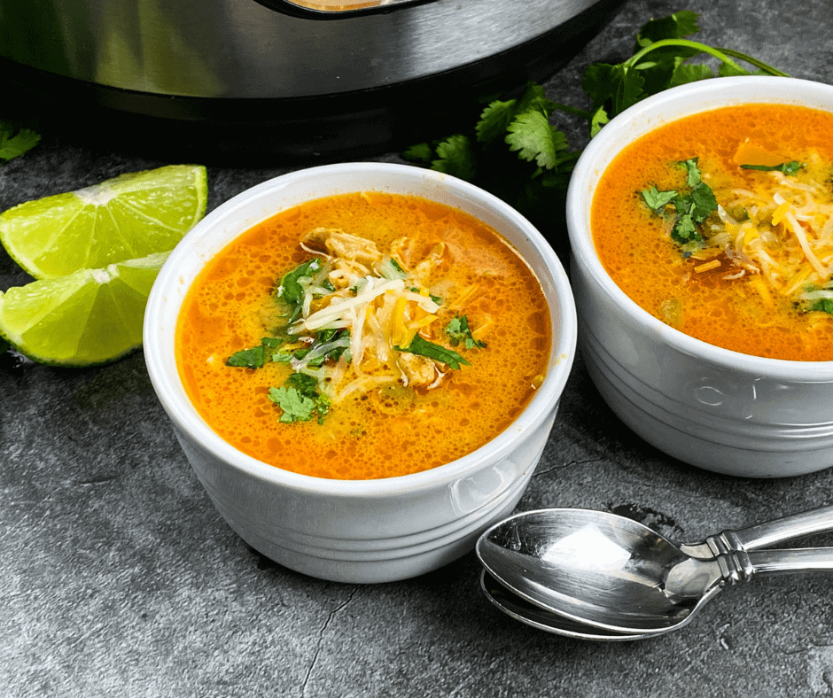 Instant Pot Chicken Enchilada Soup