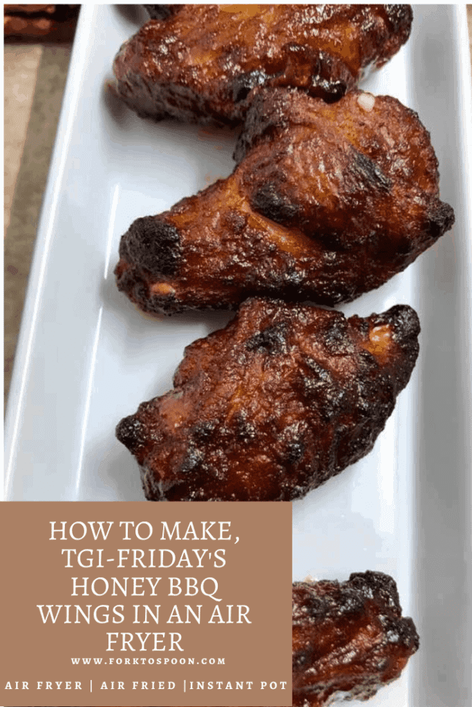 how to make TGI Friday's Honey BBQ Wings in an air fryer