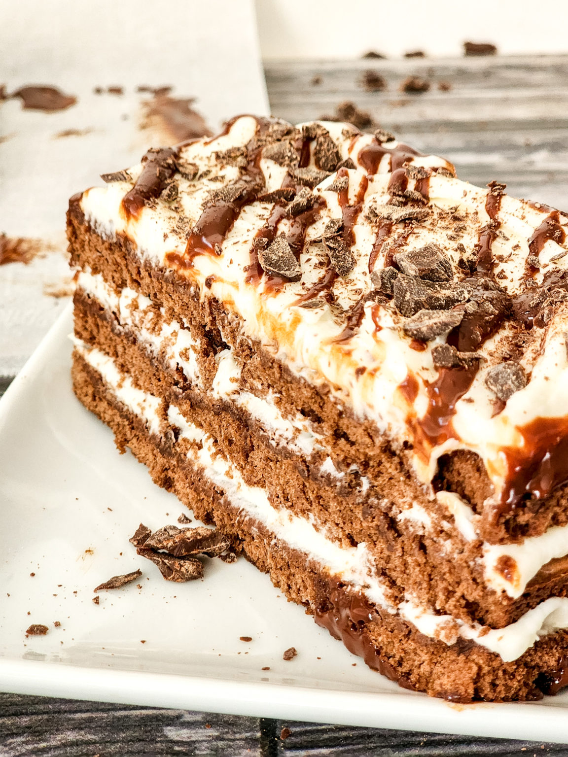 Air Fryer Copycat Olive Garden Chocolate Lasagna Fork To Spoon