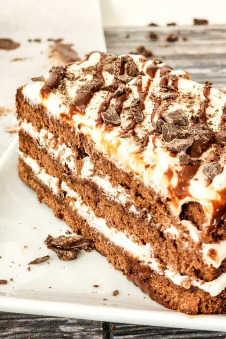 Air Fryer Copycat Olive Garden Chocolate Lasagna