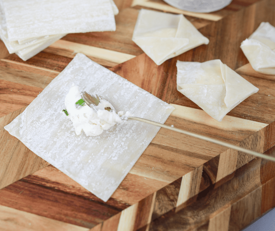 How to Make Air Fryer Cream Cheese Wontons
