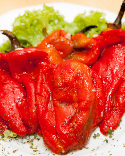 Air Fryer Roasted Red Peppers