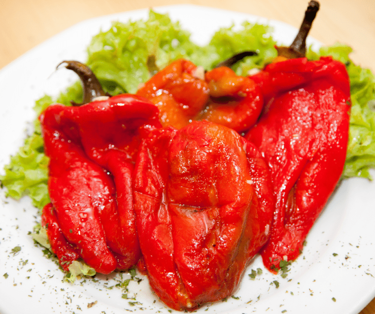 Air Fryer Roasted Red Peppers Fork To Spoon