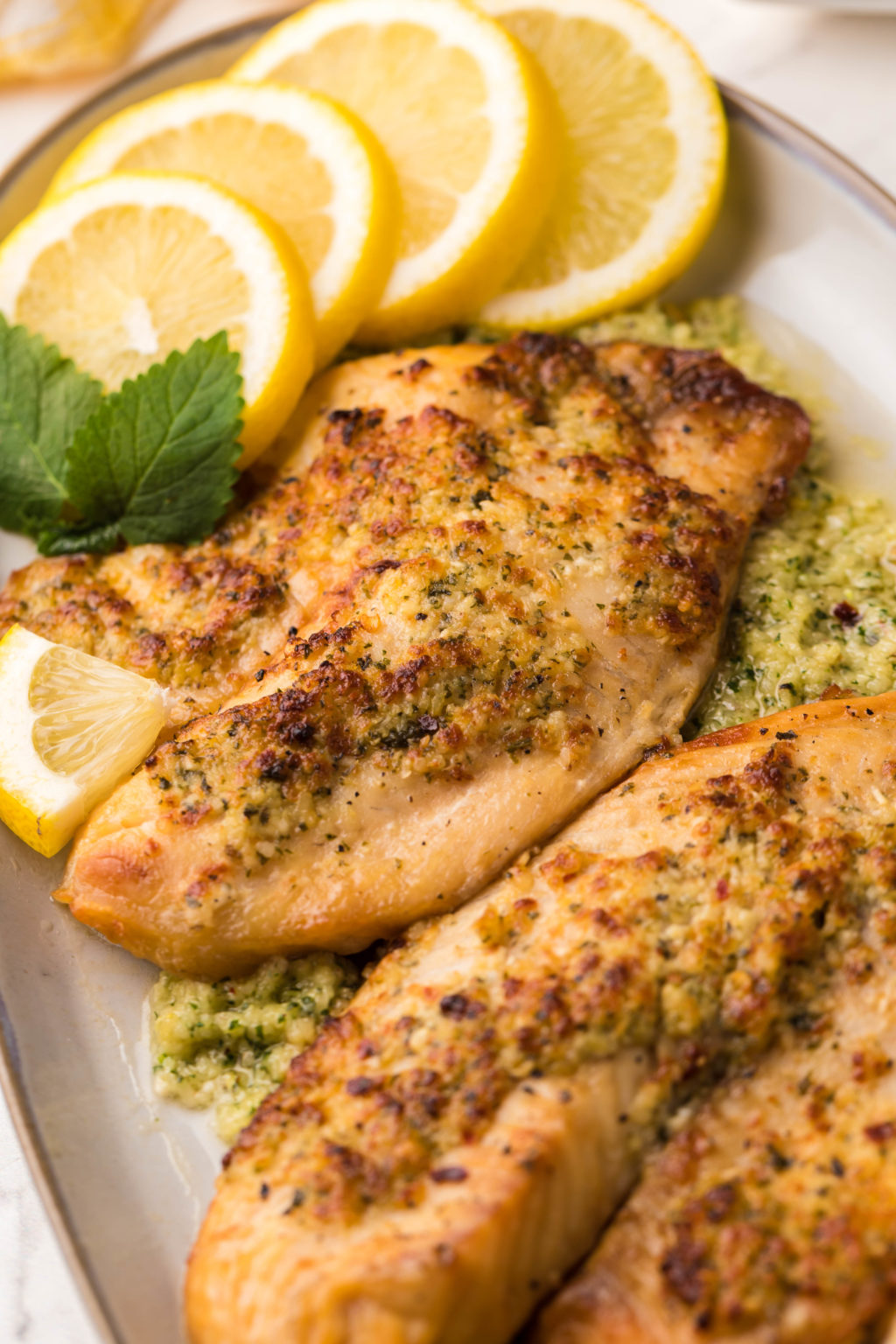 Air Fryer Parmesan Crusted Tilapia Fork To Spoon