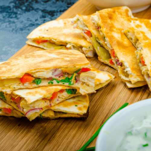 Blackstone Chicken Quesadillas Fork To Spoon