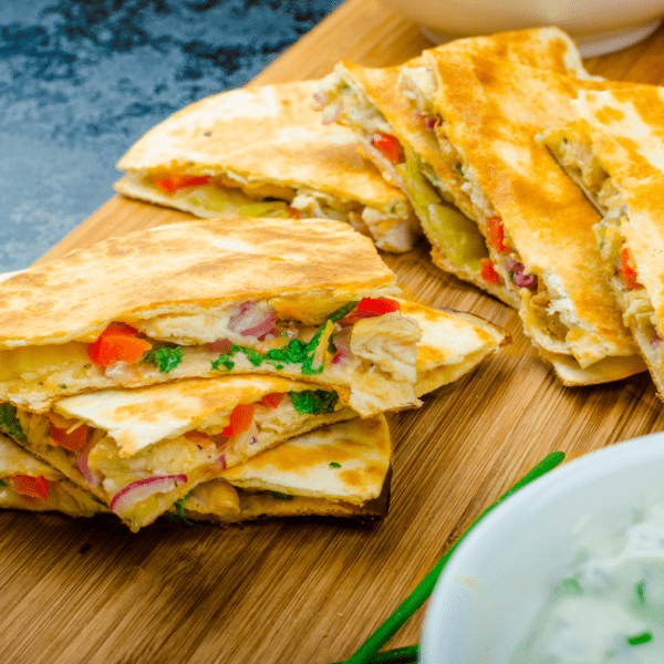 Blackstone Chicken Quesadillas Fork To Spoon