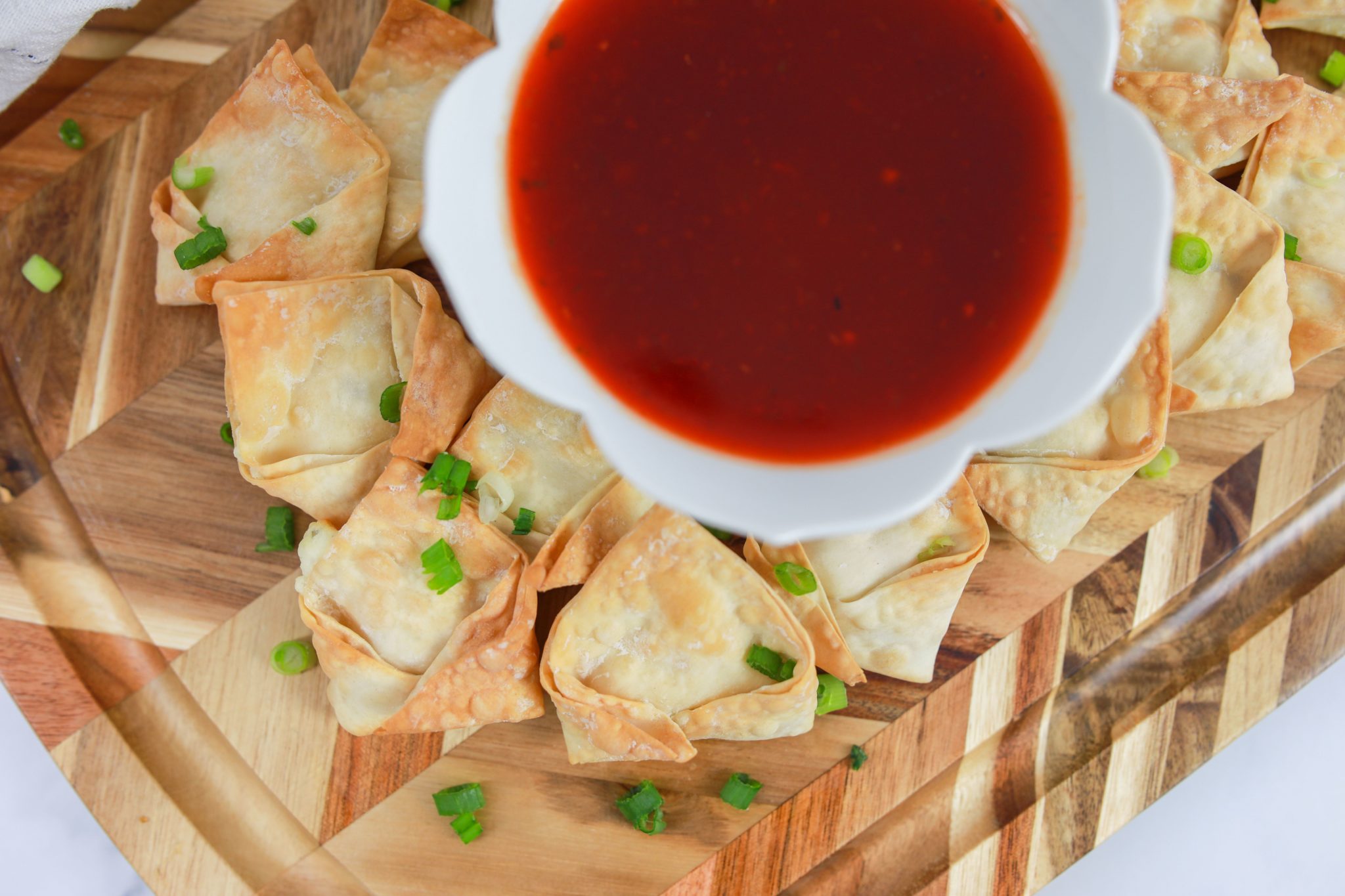 Air Fryer Cream Cheese Rangoon Fork To Spoon