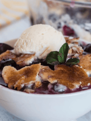 Instant Pot Blueberry Cake