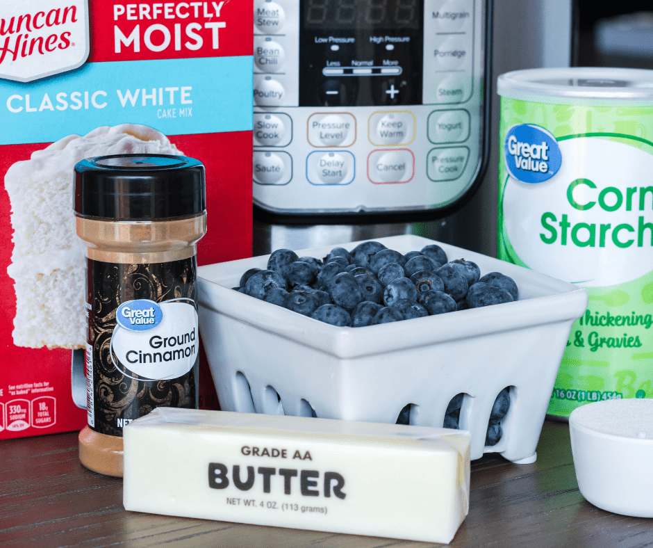 Ingredients Needed For Instant Pot Blueberry Cake