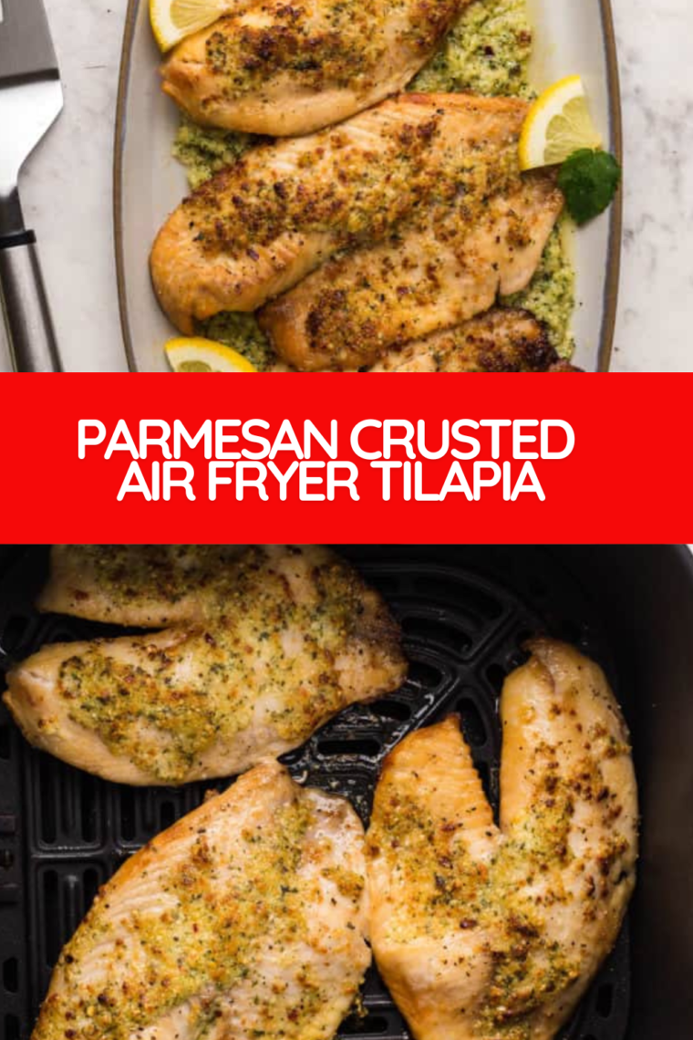 Parmesan Crusted Air Fryer Tilapia