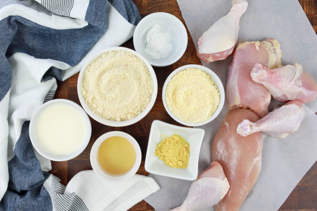 Ingredients Needed For Crispy Air Fryer Chicken Drumsticks