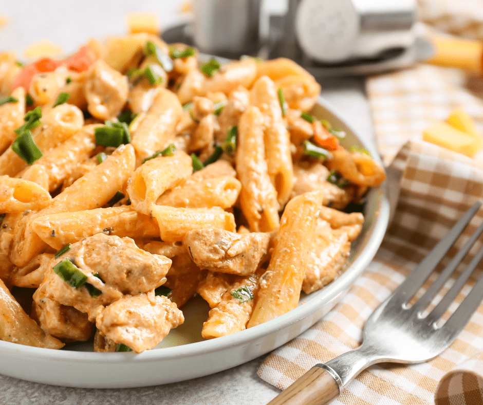 Air-Fryer-Cajun-Chicken-Pasta-1