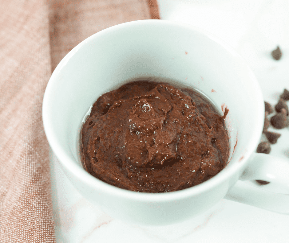 How To Make Air Fryer Chocolate Protein Mug Cake