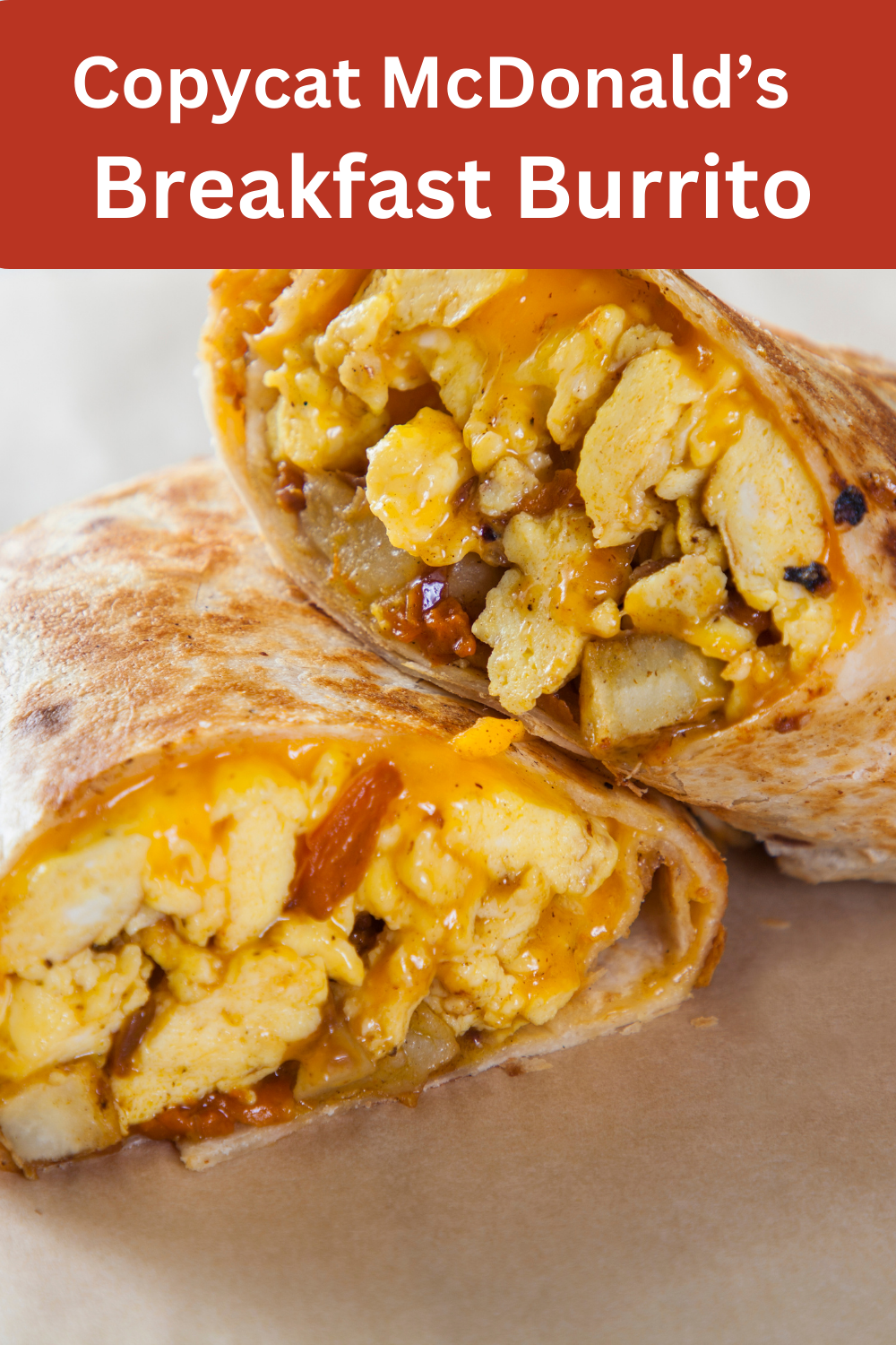 Air Fryer Copycat McDonald’s Breakfast Burritos