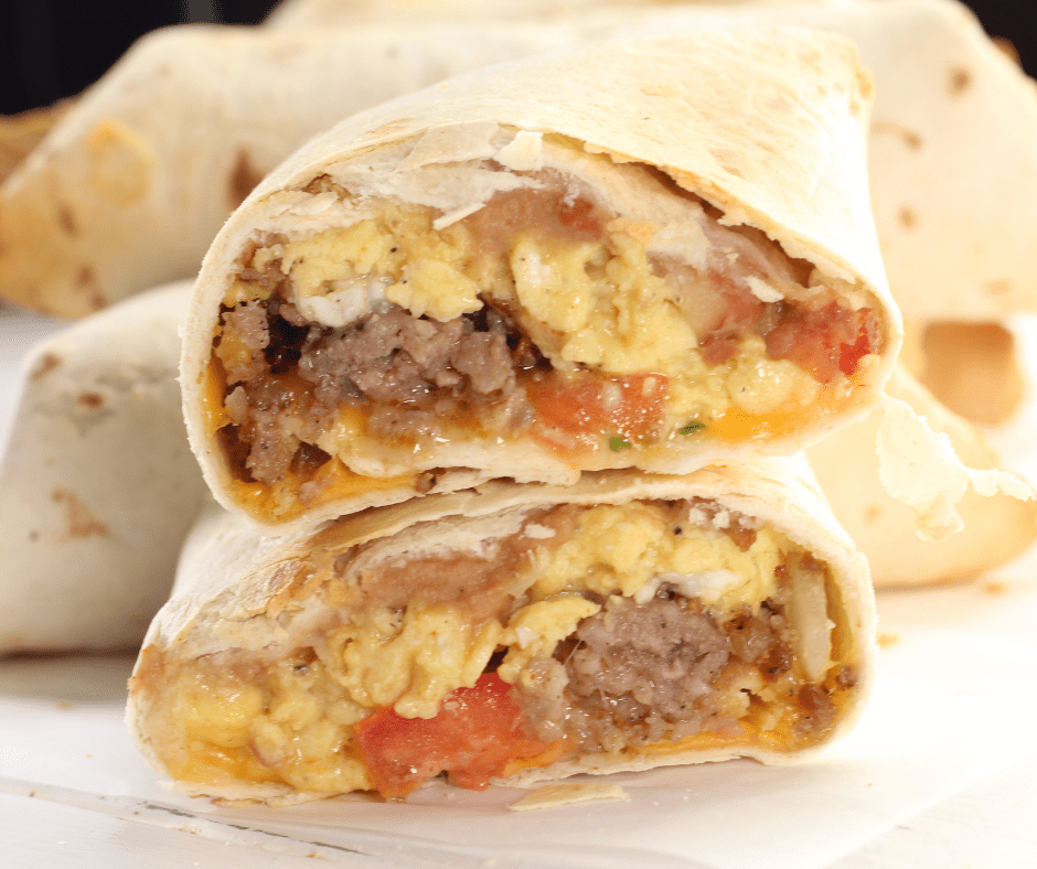 Air Fryer Copycat McDonald’s Breakfast Burritos