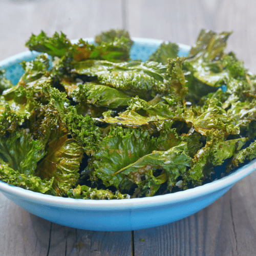 Air Fryer Kale Chips No Oil Fork To Spoon