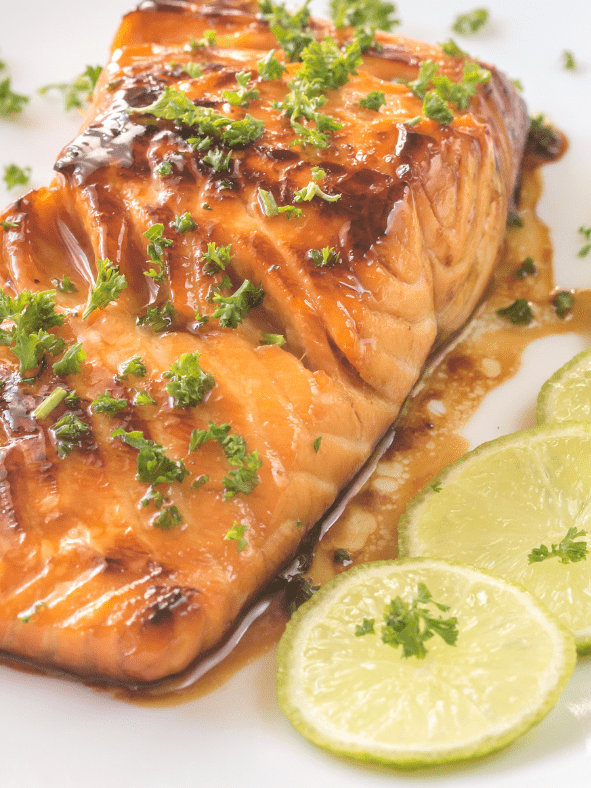 Air Fryer Maple Glazed Salmon - Fork To Spoon