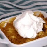 Air Fryer Peach Dump Cake