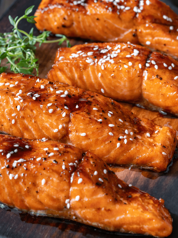 Air Fryer Salmon Kebabs Fork To Spoon