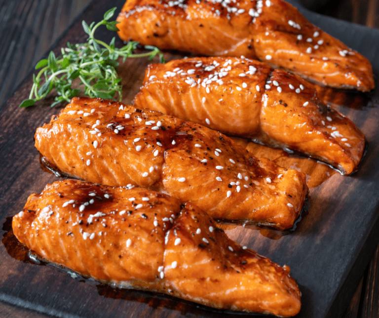 Air Fryer Teriyaki Salmon - Fork To Spoon