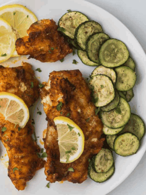 Air Fryer Zaatar Zucchini