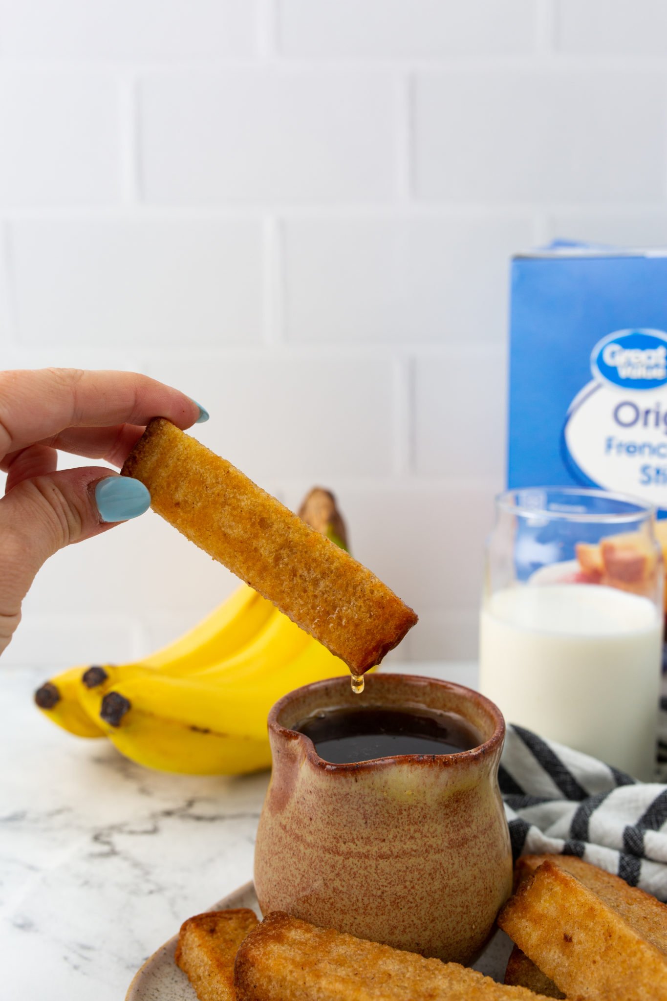 Great Value Frozen French Toast Sticks in Air Fryer Fork To Spoon