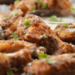 Keto air fryer garlic parmesan wings