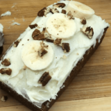Air Fryer Banana Cake With Cream Cheese Frosting