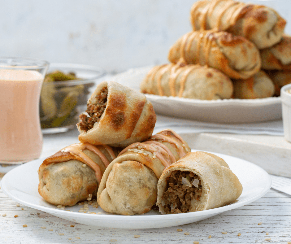 Air Fryer Big Mac Egg Rolls