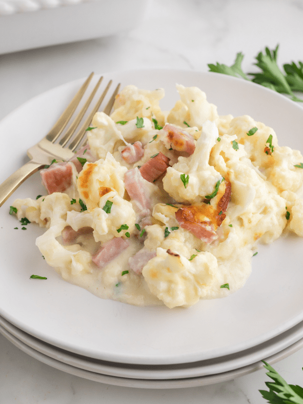 Instant Pot Air Fryer Roasted Cauliflower Fork To Spoon